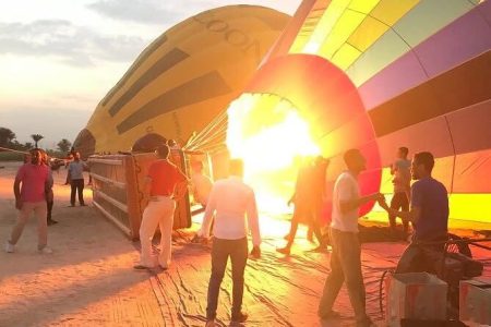 Breathtaking 2-Day Luxor Adventure: Felucca Ride and Hot Air Balloon by Plane from Cairo